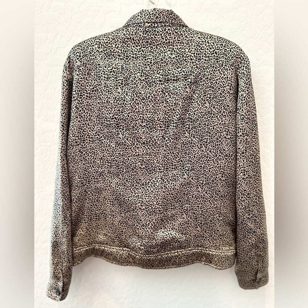 Worthington | Leopard Print Button Front Jacket S… - image 5